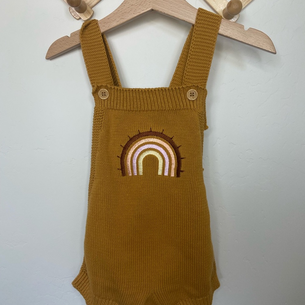 Wolfie Kids Rainbow Knit Romper